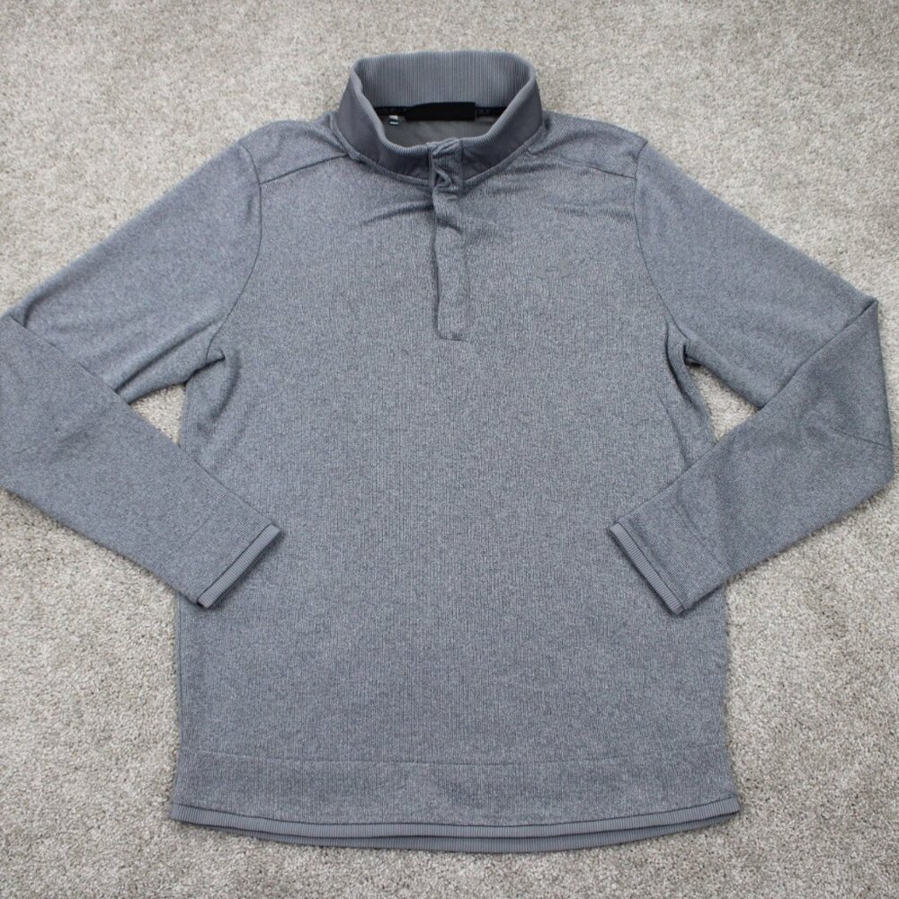 Under Armour Sweatshirt Adult Medium Gray UA Coldgear Loose Fit‎ 1/4 Zip L/S